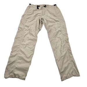 Patagonia Gi II Outdoor Hiking Trail Belted Pants in Tan Men's Size Large
